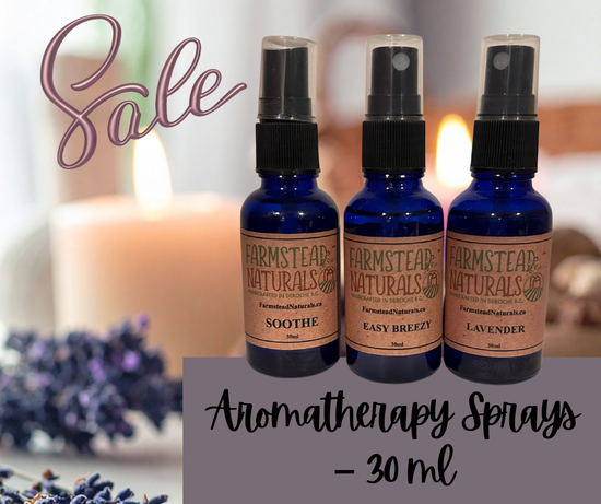 Farmstead Naturals aromatherapy spray Aromatherapy Sprays – 30 ml By Farmstead Naturals