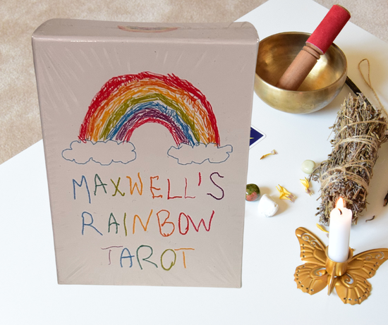 Maxwell’s Rainbow Tarot — Mini Tarot Deck by Laughing Cat Publishing