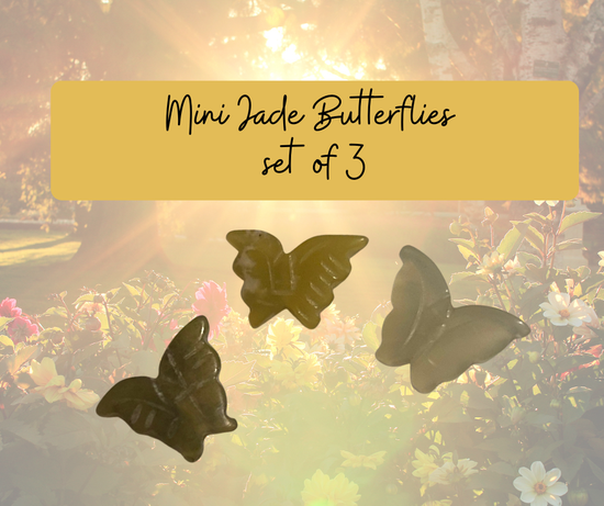 Mini Jade Butterfly Set