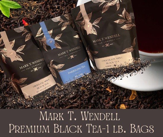 Mark T. Wendell Premium Black Teas — (1 lb Bag) Darjeeling, Oriental Spice, Chocolate Mint