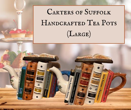 Handcrafted tea pot shaped like books 