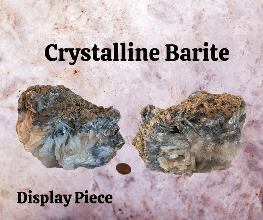 Crystalline Barite Cluster —Approx 2- 3 lbs