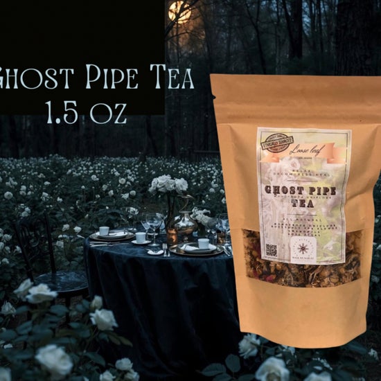 Ghost Pipe Tea- 1.5 oz by Back2Nature- For spiritual awakening and meditation.