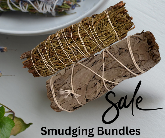 Smudging bundles for cleansing and harmonizing the energy of your space.