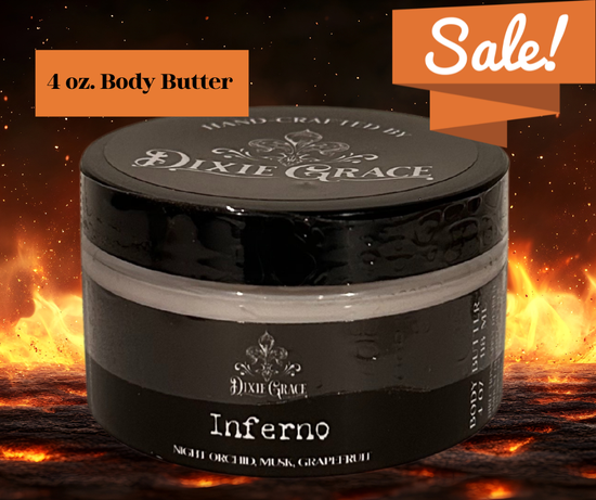 Inferno 4 oz Body Butter by Dixie Grace