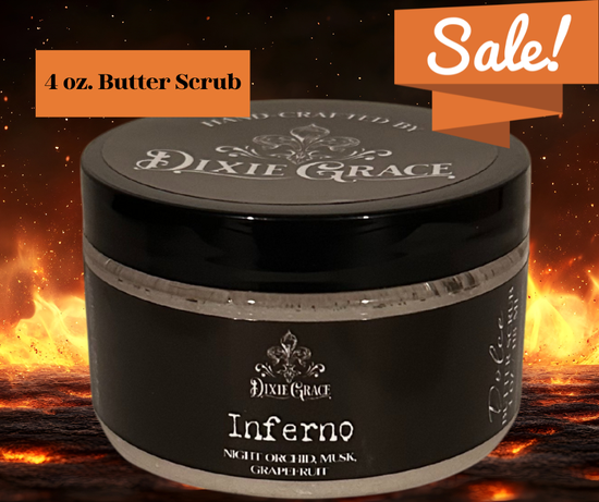 Inferno 4 oz (Sugar) Butter Scrub by Dixie Grace