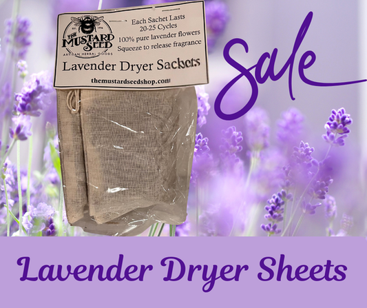 Lavender Dryer Sachets by The Mustard Seed
